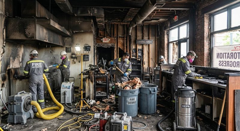 Commercial Fire Restoration in Marin County, CA