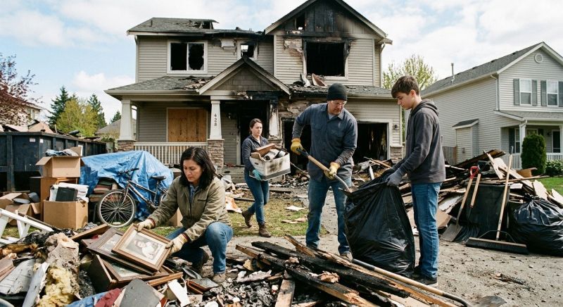 Residential Fire Restoration in Sonoma County, CA